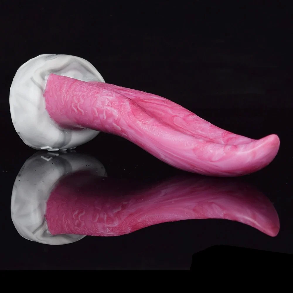 New Color Tongue Shaped Dildo Anal Plug for Men Sex Adult Women Realistic Penis Strapon Dildos Sex Toys