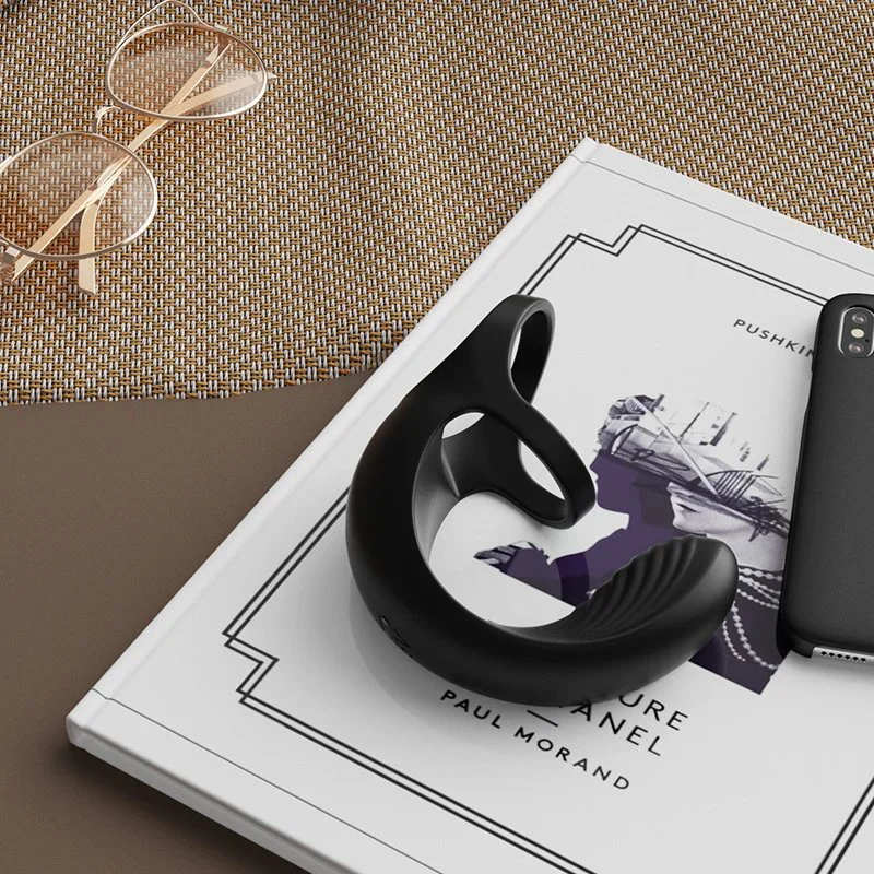 Adult Product Silicone Vibrating Ring with Remote Control Long-lasting Testicle Stimulation and Sperm Lock and Prostate Massager