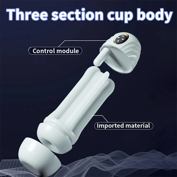 Deep Throat Oral Sex Toys for Men Male Aircraft Cup Ingelligent Voice Automatic Sucking Masturbation Cup