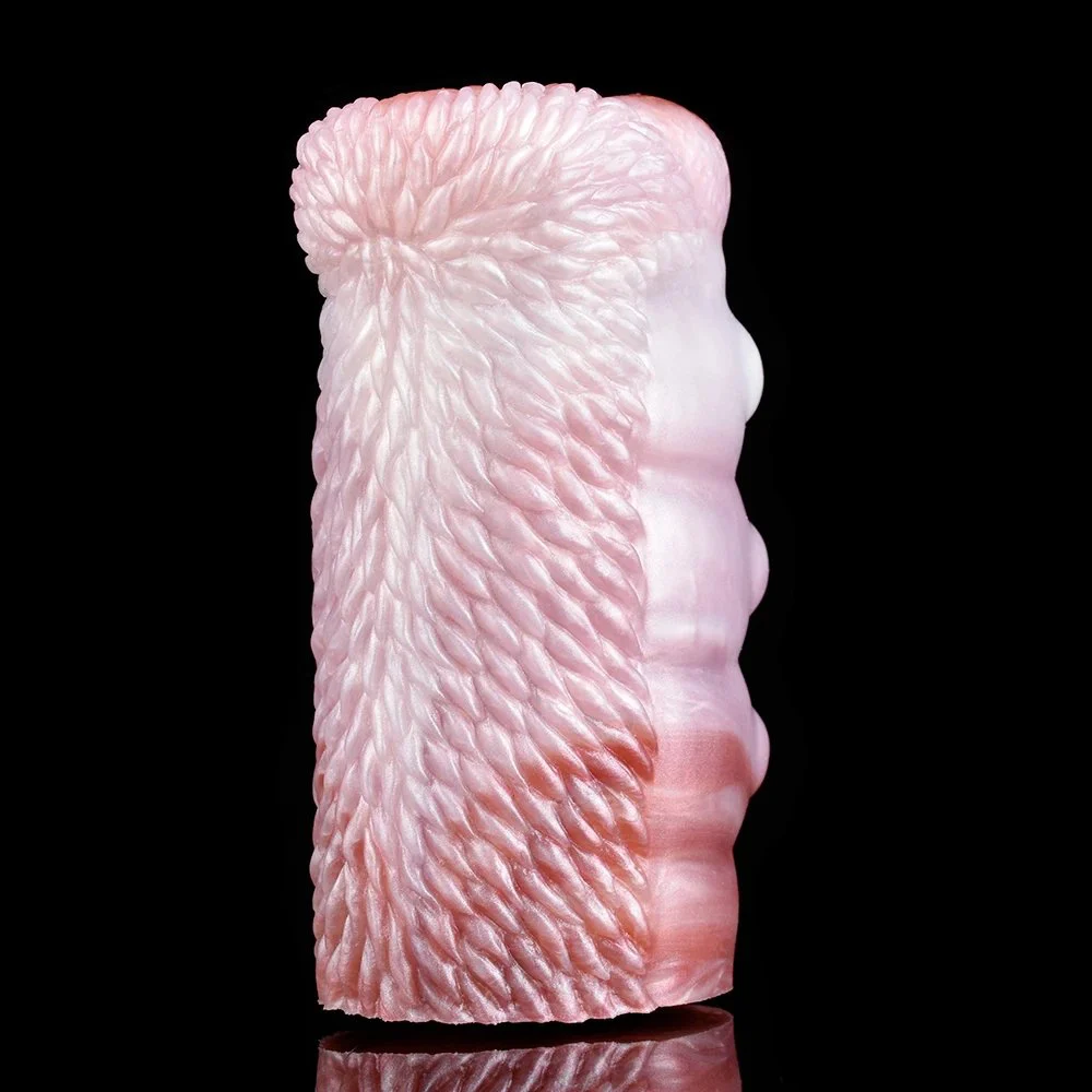 15 7.5cm Silicone Fantasy Dog Pussy Monster Male Masturbator Two-Hole Men Sex Toys Masturbation Cup