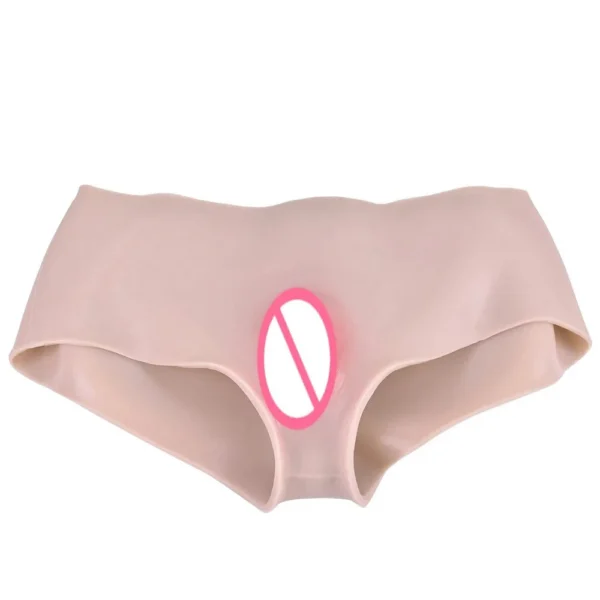 Underwear Gaff Briefs Vagina Silicone Pants Crossdresser Suit Transgender Sissy Panties