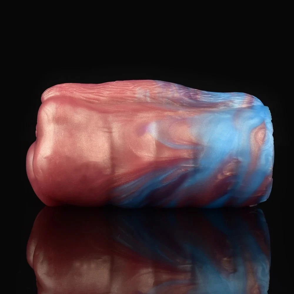 Fantasy Masturbator Double Hole Realistic Silicone Animal Mouth Male Masturbator Cup Sex Toys for Male
