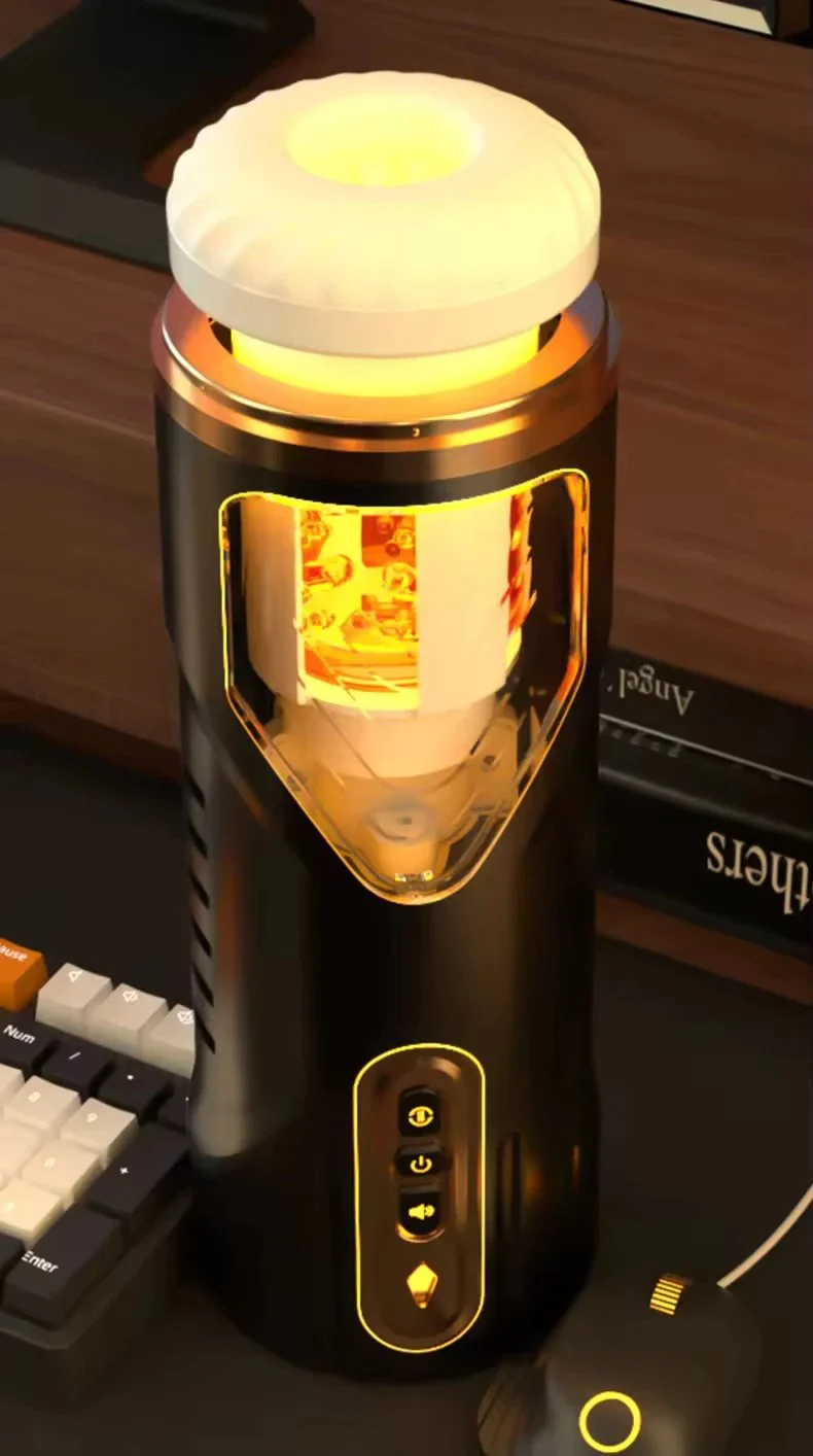 Automatic Electric Vibrating Waterproof Male Masturbation Cup with Manual Suction & Tight Clamp Adult Toy No Side Effects