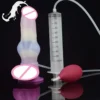 Squirting Dog Dildo With Big Knot Inflatable Squirting Animal Dildo Ejaculating Penis Realistic Dildos Big Cock Sex Toys