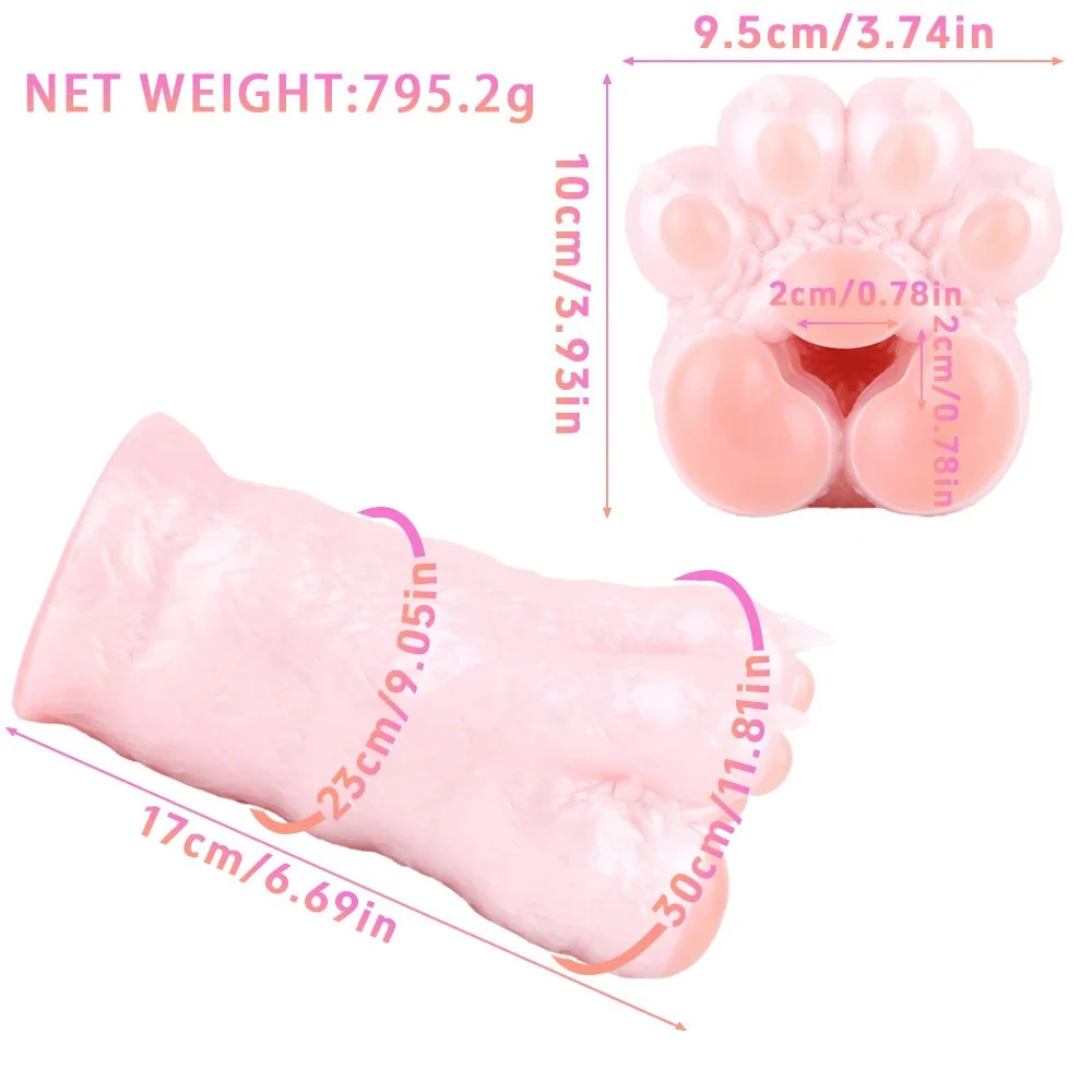 Fantasy Monster Animal Shape Silicone Male Masturbator Single Channel Realistic Vagina Man Stroker Sex Toys Pocket Pussy