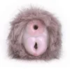 Fantasy Little Dark Rabbit Masturbation Cup Double Hole Soft Silicone Male Adult Sex Toys Plush Monster Pussy Pocket