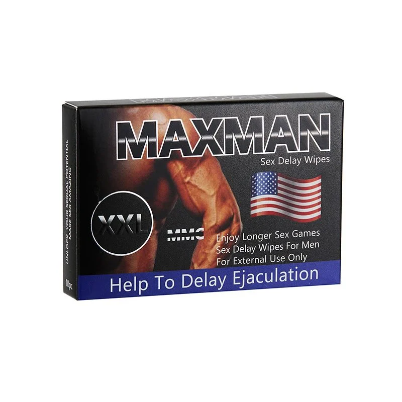 Delay Wipe 10Pcs Box Sex Delay Wipes Strong Men Delay Wet Tissues Max Man Delay Wipe