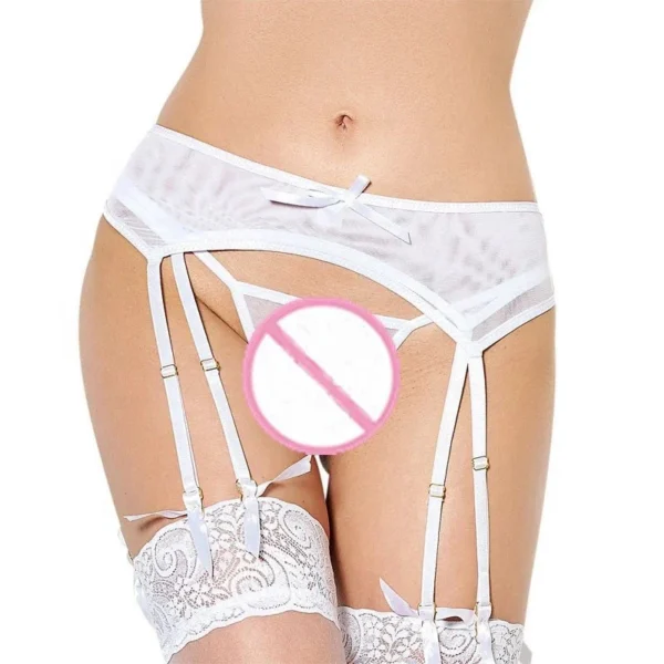 Ladies Underwear G-string Stockings Garter Sexy Lingerie with SuspenderSets