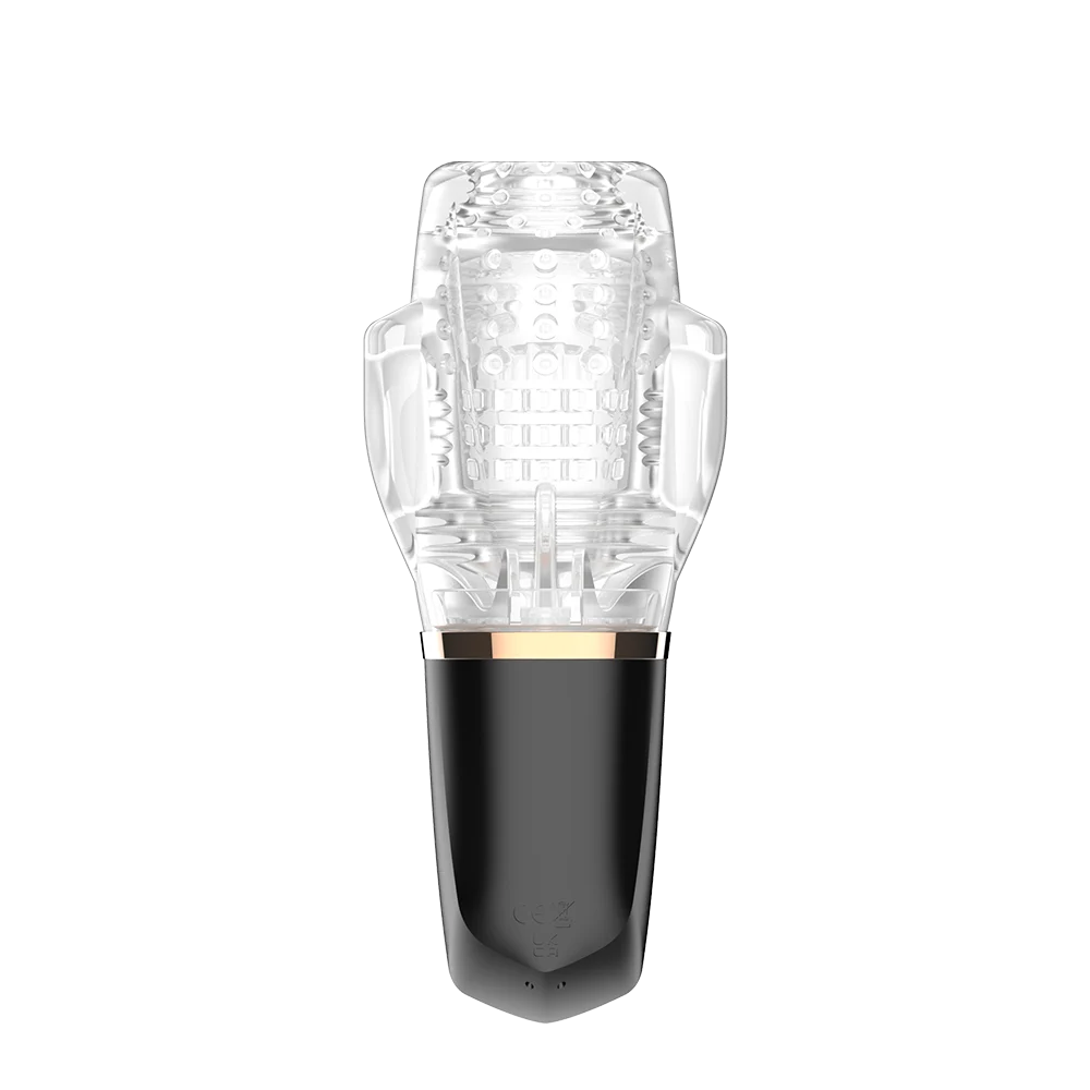 Adult Sex Toy Oral Glans Rotating Sucking Masturbator CupTrainer Penis Massage TPE Material