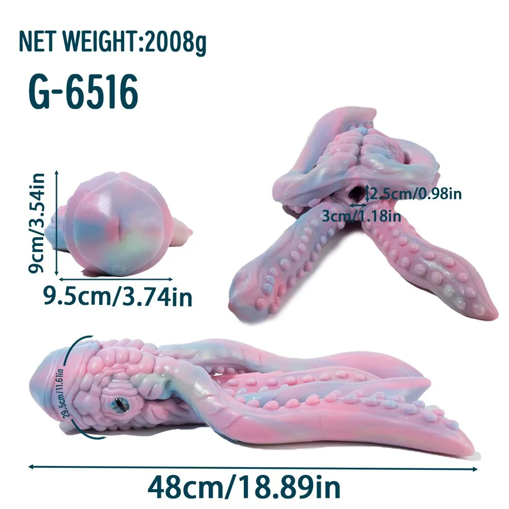 Fantasy Series Silicone Male Masturbator Deep-Sea Creature Male Massage Cup Soft Adult Toy