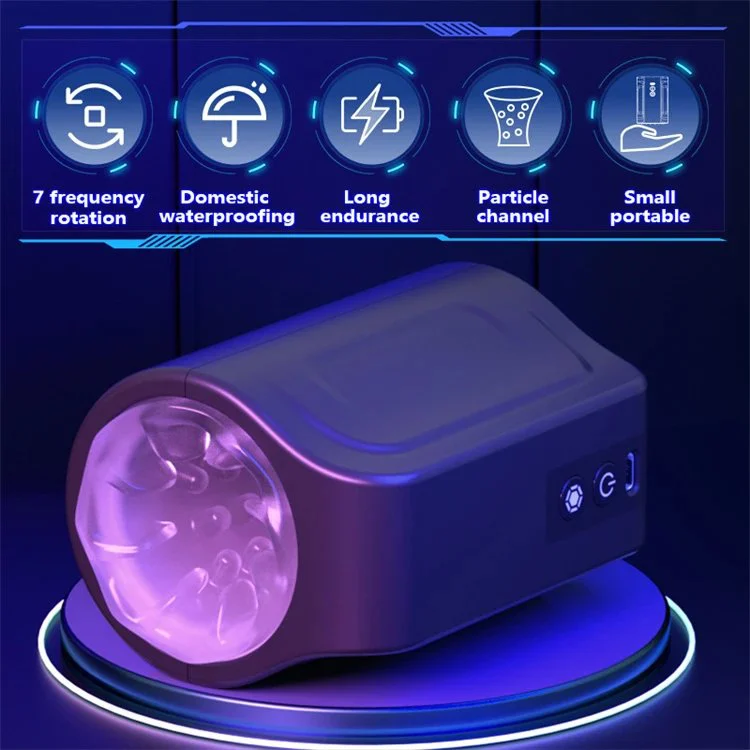 Deep Throat Open-ended Rotation Masturbation Cup Automatic Male Masturbators Cup Sex Toys for Men