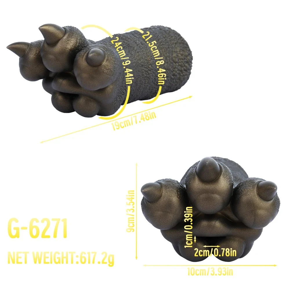 Animal Dog Claw Onahole for Men Silicone Male Masturbator Single Channel Stroker Pocket Pussy Realistic Vagina Sex Toy