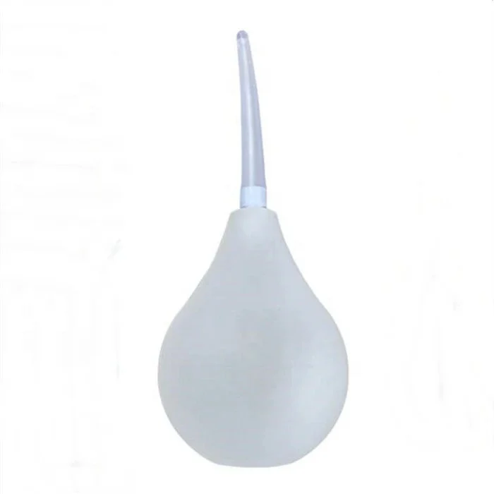 Enema Bulb Kit with 3 Silicone Nozzles for Anal and Vaginal Cleansing