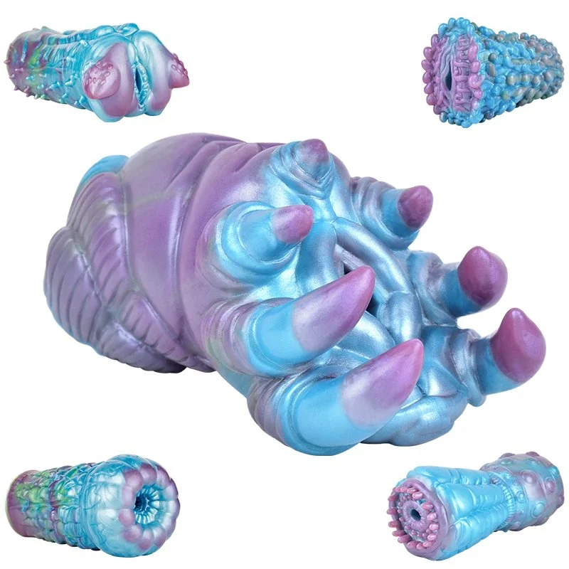 Male Masturbators Fetish Animal Realistic Masturbator Cup Soft Silicone Anal Sex Toys Penis Exercise Sex Toy for Adult Men