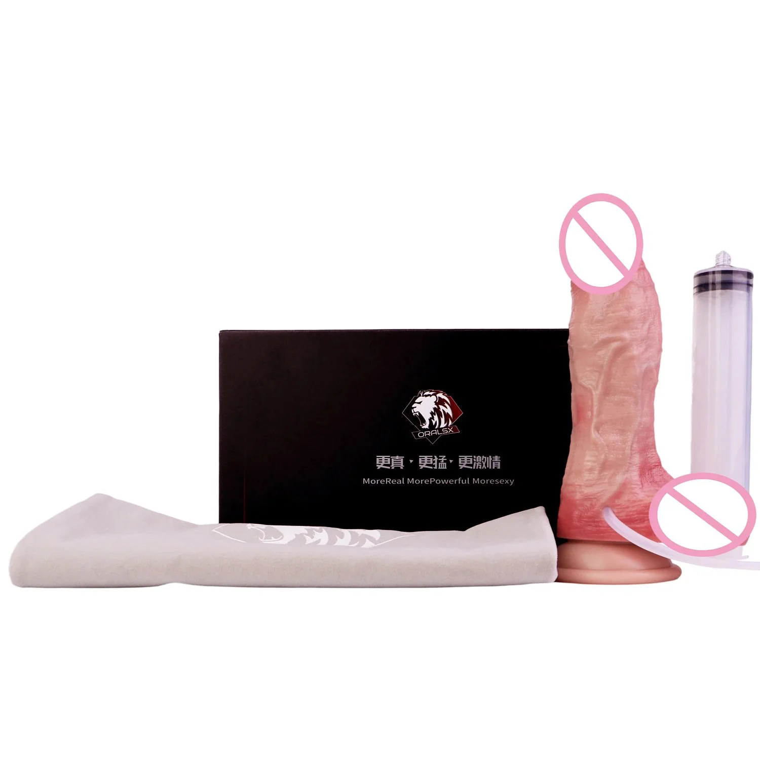 Super Realistic Double Layer Squirting Dildo Adult Sex Toys Anal Vagina Masturbator Soft Dildo with Suction Cup Cock Massager