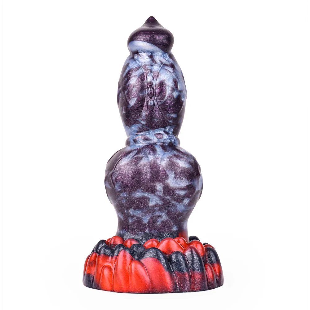 Two Big Knot Animal Dog Dildo Anal Soft Silicone Hands-free Beast Dildos Customization Sex Toys for Adult