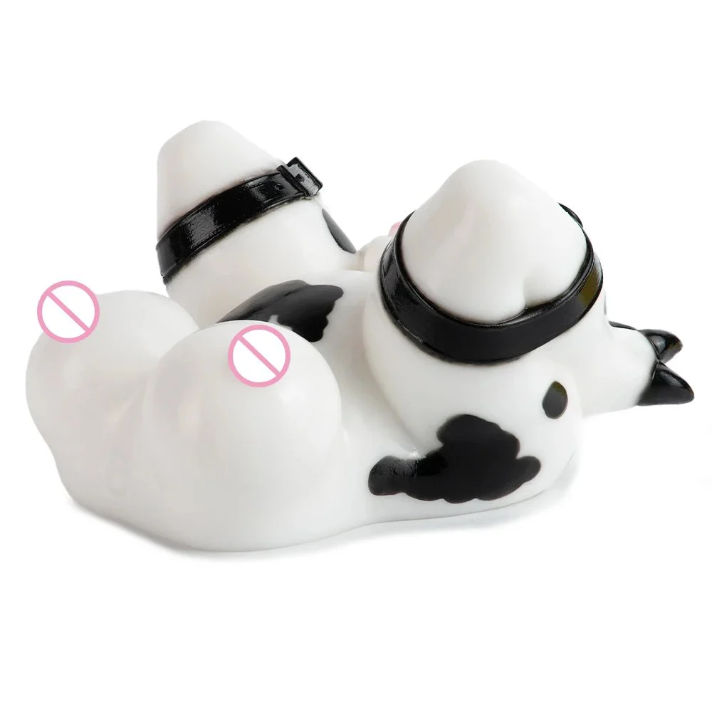 Milk Cow Style Pussy Male Masturbator Silicone Soft Penis Stroker Monster Buttock Half Body Masturbator Sex Toys for Men
