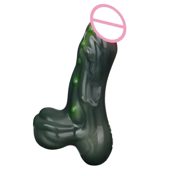 Vibrator with Heating Function 5.9'' Silicone Vibration Clitoris G-spot Stimulation Waterproof Dildo Massage for Woman
