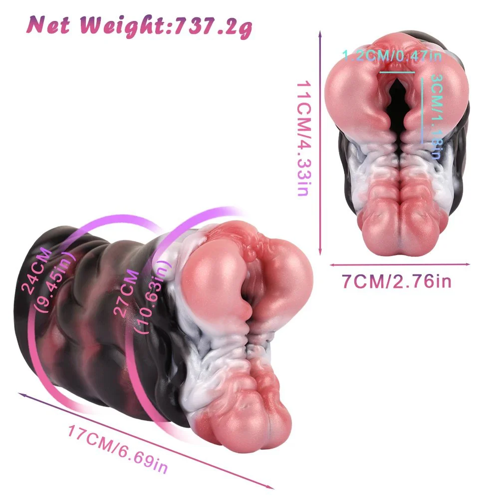 Monster Male Masturbation, Masturbation Sleeve Realistic Pocket Animal, Reusable Male Masturbation Men Pocket Sex Toy