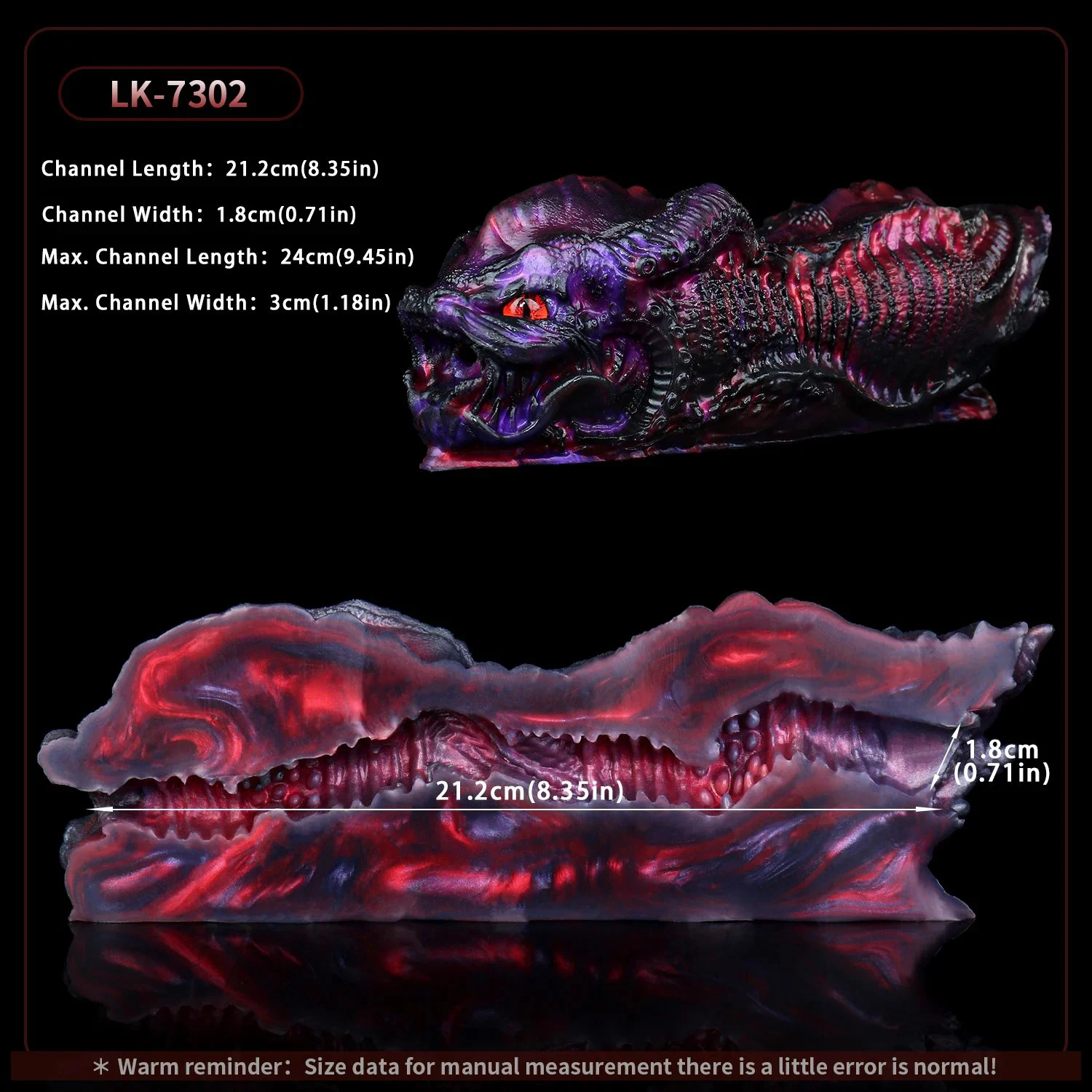 Justice Dragon Messenger and the Seed of Nidhogg Male Masturbator Dragon Series Sex Toys with Intense Enveloping Sensation