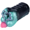 Black Mamba Wildebeest Liquid Silicone Fantasy Masturbator Designed to Be Lightweight and Portable Sex Toy for Men