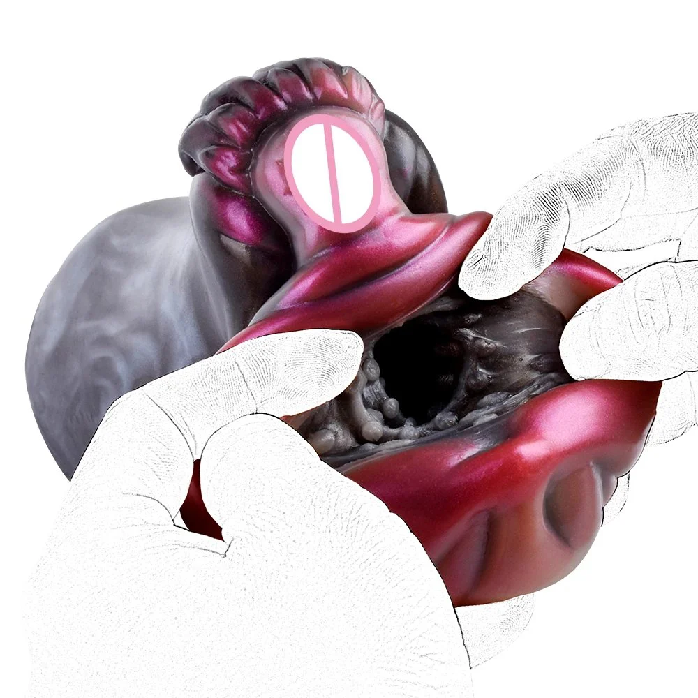Latest Animal Masturbation Cup Realistic Rabbit Vagina Texture Silicone Masturbating Sex Toy Fantasy Sex Toys