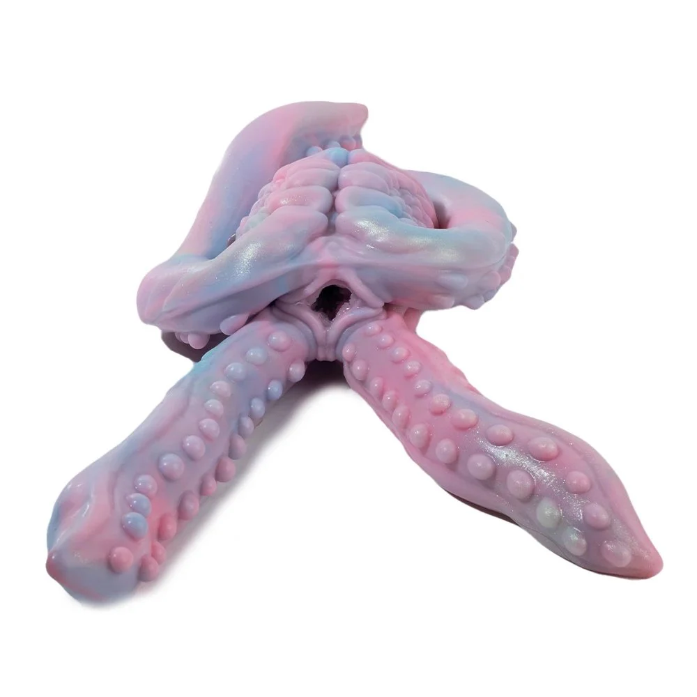 Fantasy Octopus Single Channel Male Masturbator Pocket Pussy Man's With Four Long Anal Plug Realistic Vagina Toys