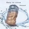 Realistic Liquid Silicone Men Masturbate Aircraft Cup Metal alien Aircraft for Men Masturbator