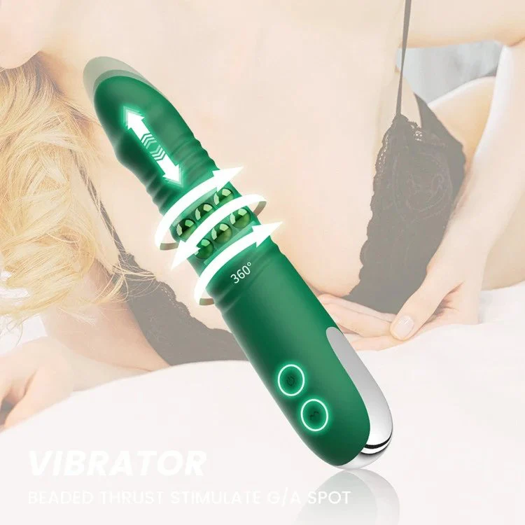 360 Rotating and Telescoping Dildo Vibrator G Sport AV Stick Women Masturbation
