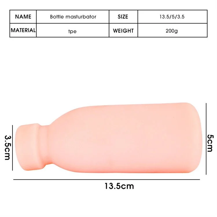 Secret Design Men Adult Sex Toys TPE Artificial Vagina Aircraft Cup Milk Bottle Masturbator Cup