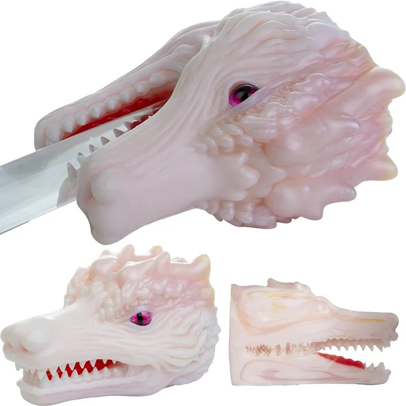Fantasy Dragon Head Pocket Pussy Male Sex Toys 2-in-1Oral Sex Penis Masturbator Deep Throat Furry Sex Toys Stroker for Men