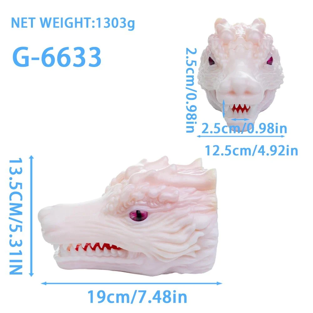 Fantasy Dragon Head Pocket Pussy Male Sex Toys 2-in-1Oral Sex Penis Masturbator Deep Throat Furry Sex Toys Stroker for Men