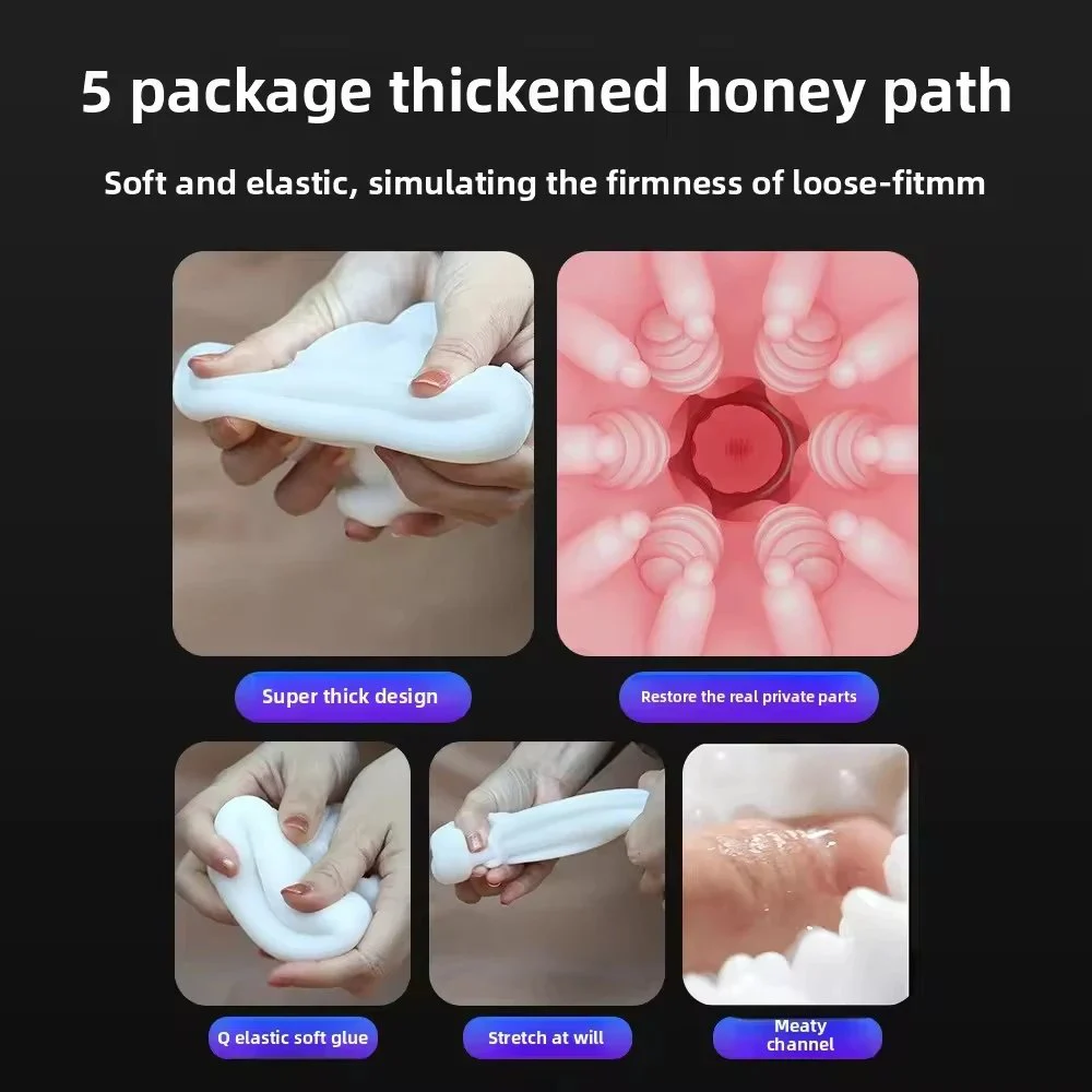 Fully Automatic Adult Sex Toy Electric Aircraft Cup Telescopic Trainer for Male Masturbation Household Christmas Decorations