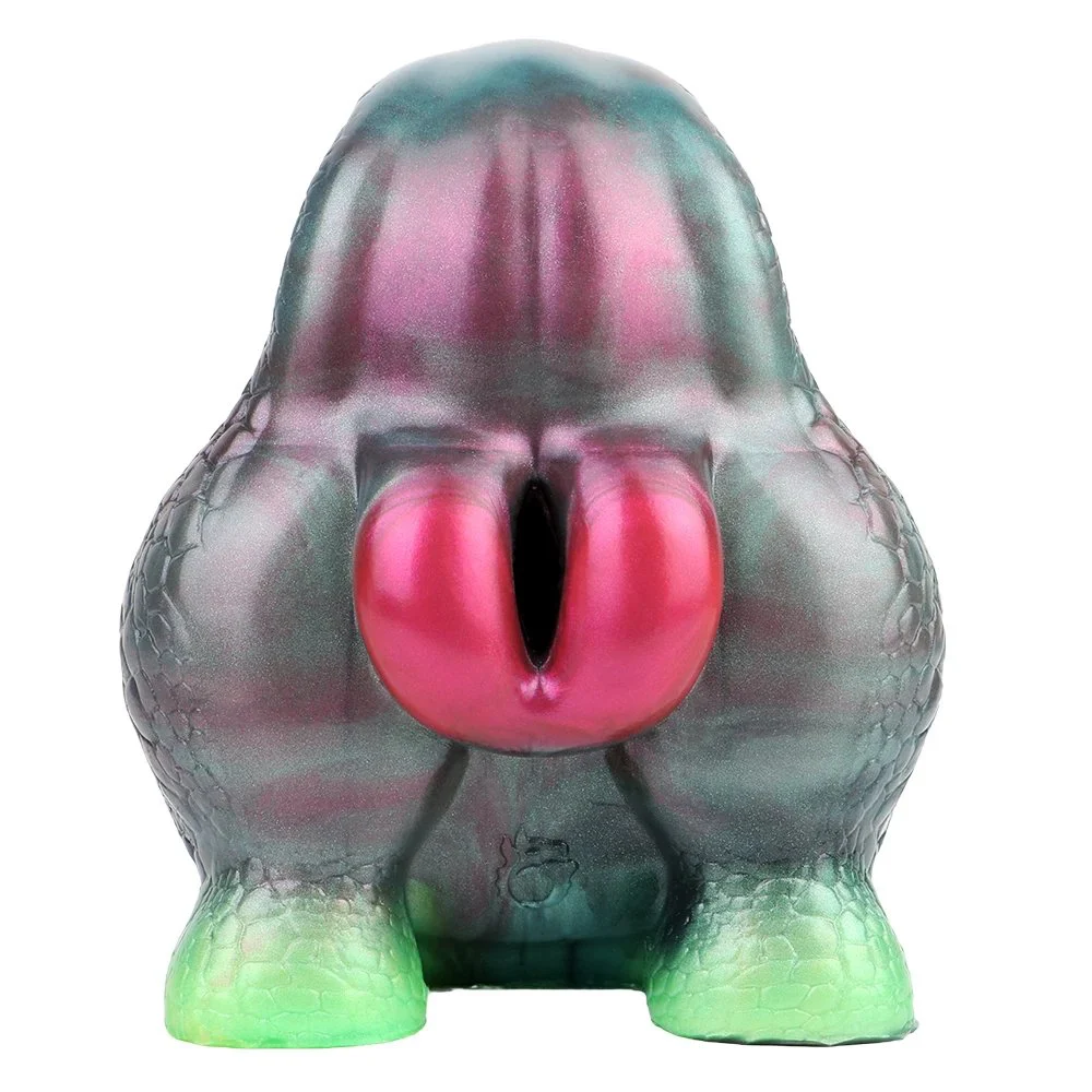 Fantasy Lizard Iridescent Lizard Queen Butt Mold Soft Silicone Masturbator Cup Male Masturbator Adult Toys