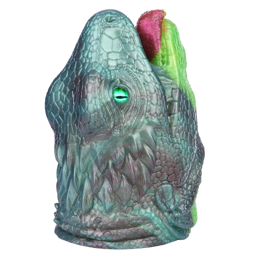 Fantasy Beast Emerald Whisper Dragon Soft Silicone Masturbator Sexual Fantasy Mouth Male Masturbator Adult Toys
