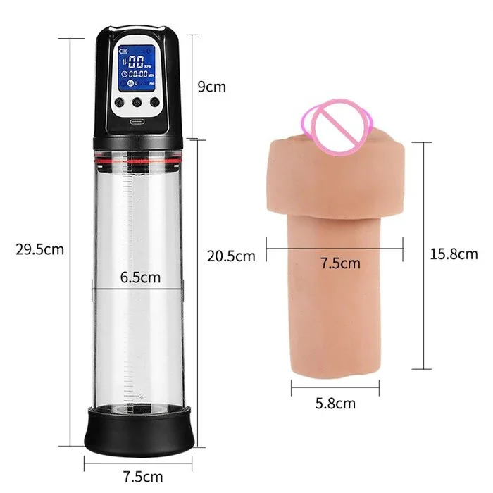 Enhancer 4 Modes Waterproof Masturbation Device USB Rechargeable Environmentally Friendly Portable Sexual Toy
