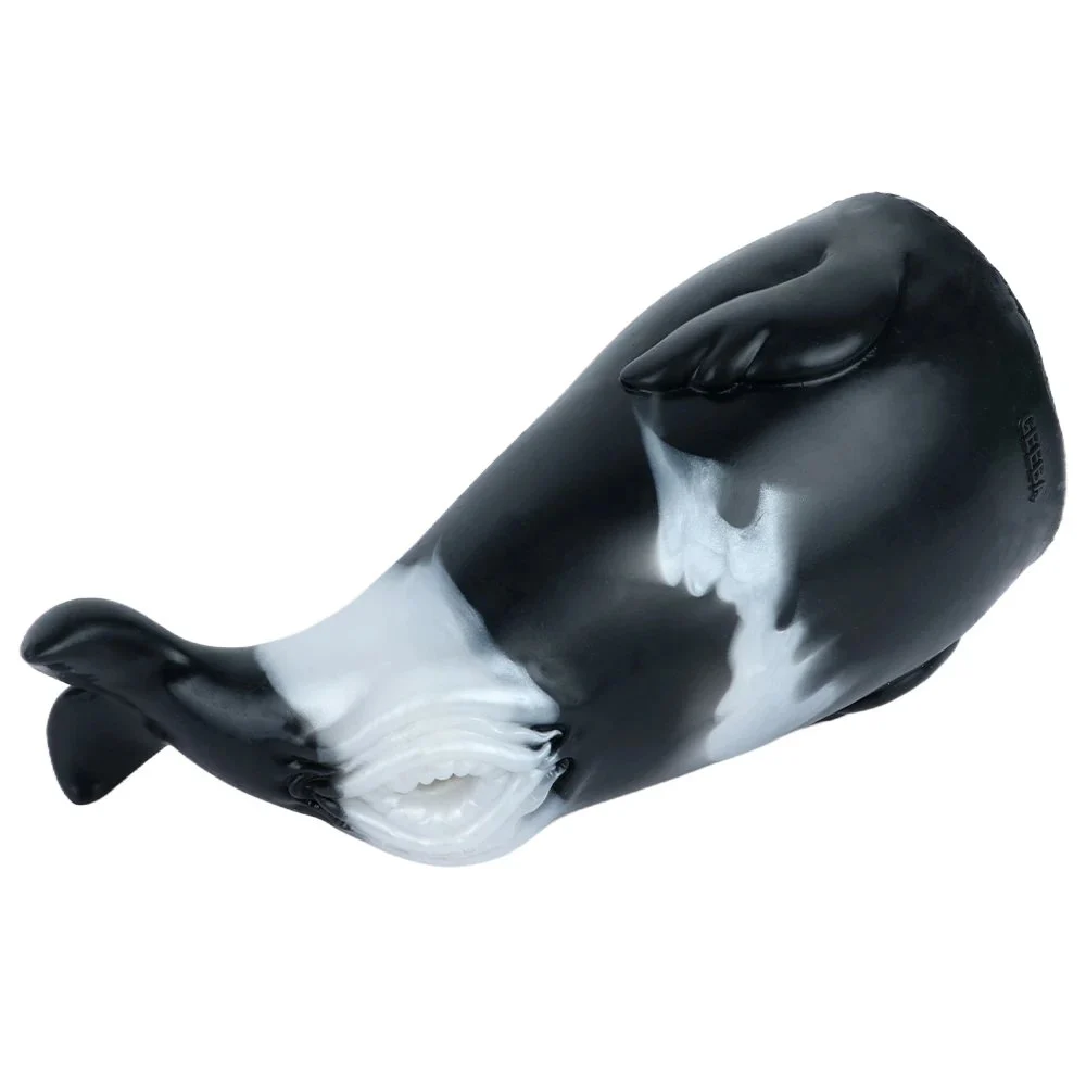 Fantasy Monster Killer Whale Pussy Tight Liquid Silicone Soft Masturbator Male Masturbation Cup Adult Sex Toy