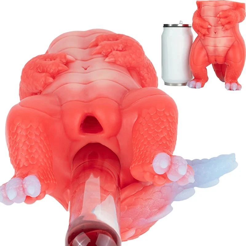 Fantasy Red Blue Dragon Male Masturbator Silicone Adult Men's Pocket Pussy Realistic Vagina Stroker Men Sex Toys