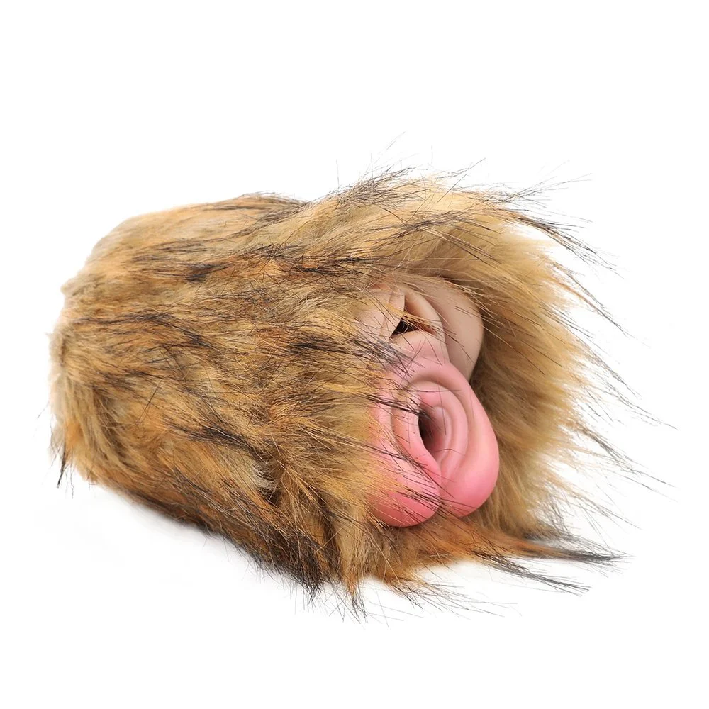 Men's Realistic Animal Aircraft Cup Liquid Super Soft Silicone Masturbator Adult Toy
