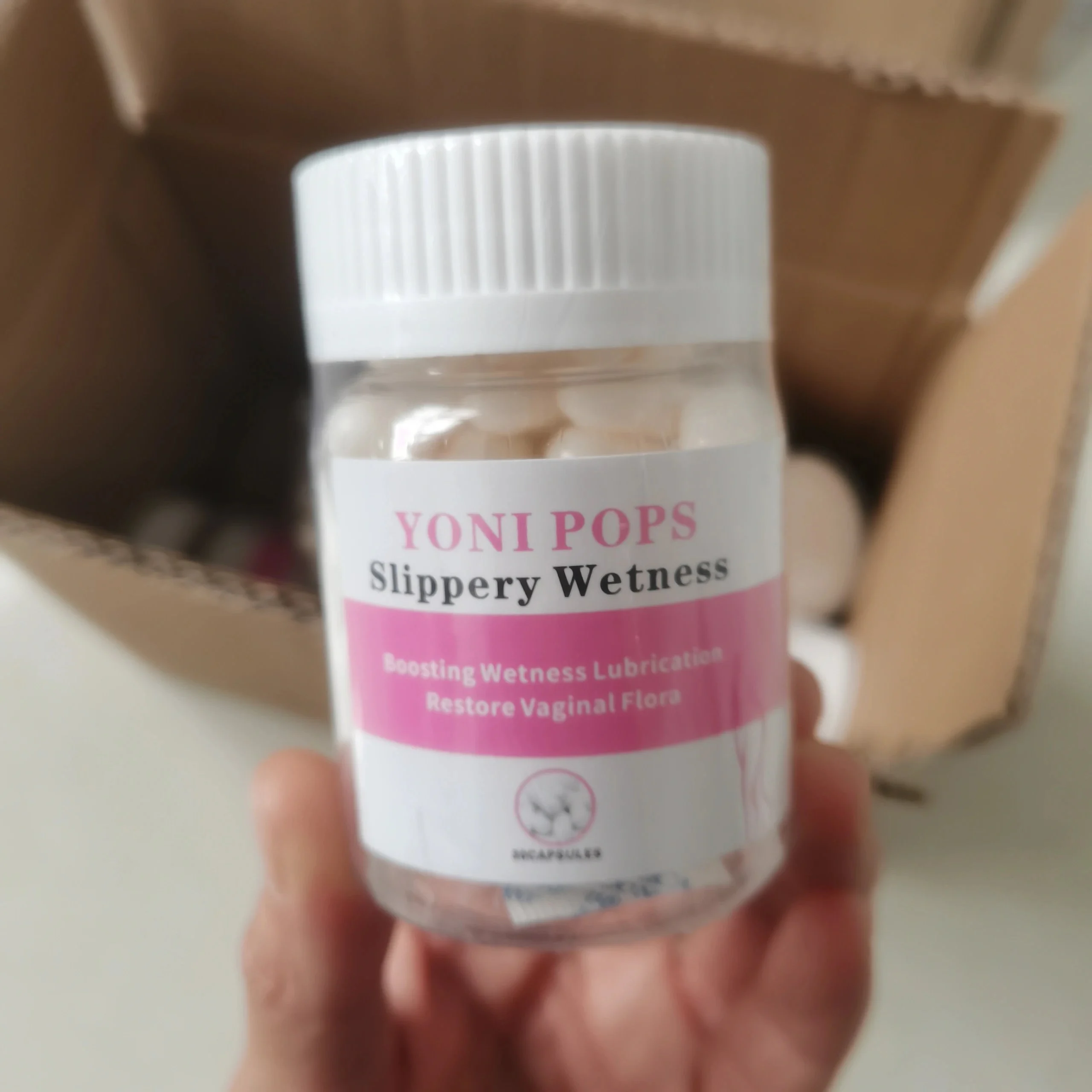 Female Private Care 30PCS Bottle Yoni Pops Personal Sex Lubricant Capsule Slippery Wetness Capsules
