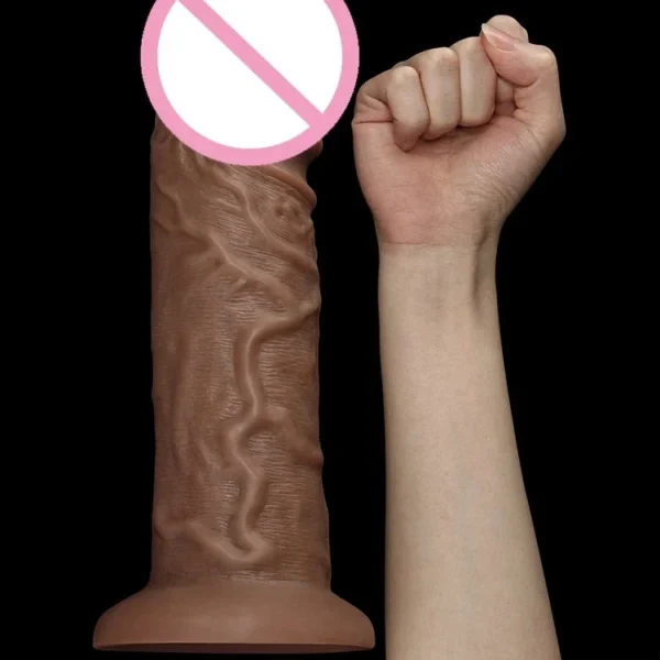 Waterproof Strong Suction 10.5 Inch XXL PVC Dildo Sex Toys Realistic Huge Big Penis Vibrating Dildo for Women and Men