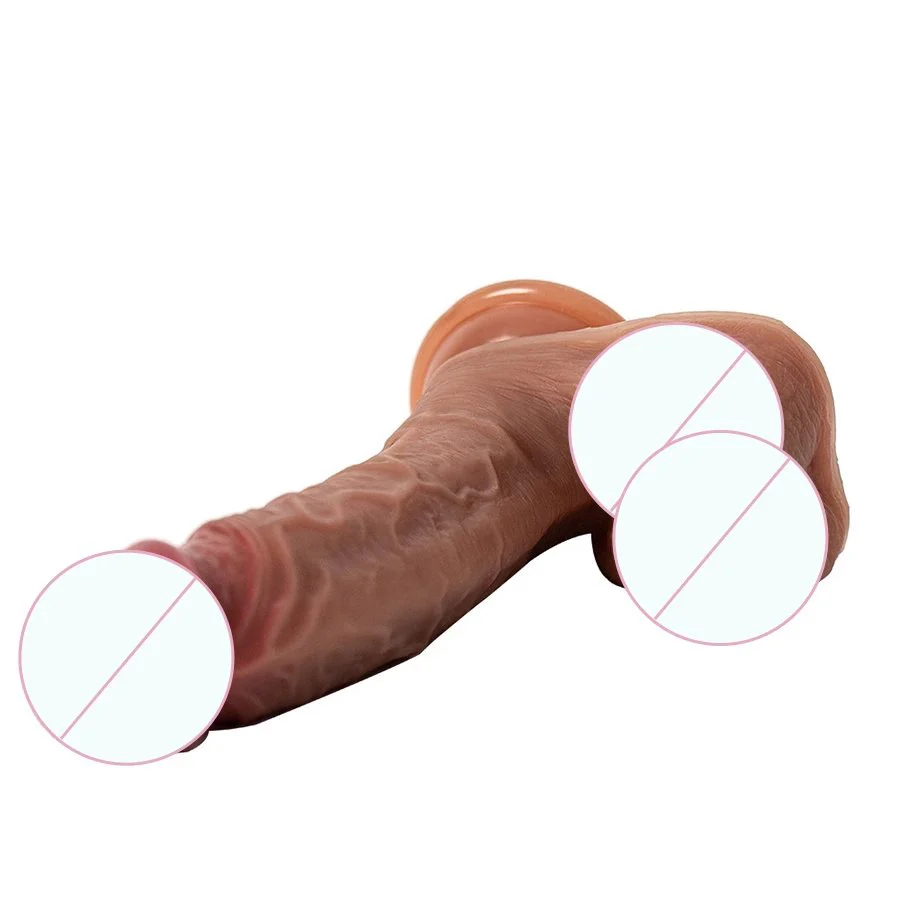 Ultra-Realistic Ultra-Soft Adult Sex Vibrator Huge Male Dildo for Women