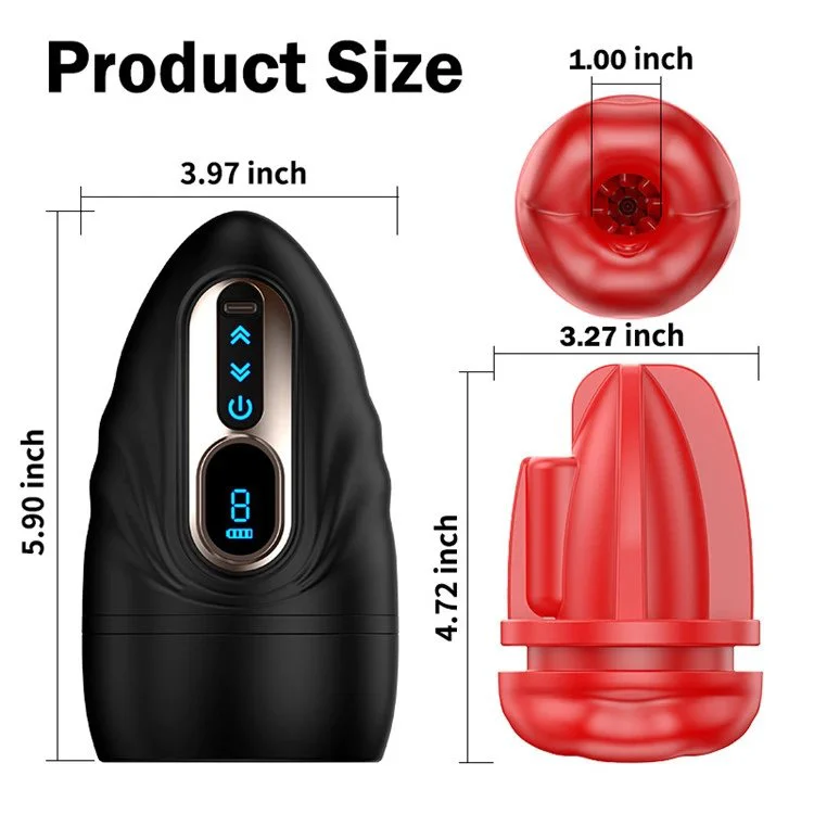 Telescopic Vibration Male Masturbator Heating and Waterproof Men Airplane Cup Adult Sex Toys