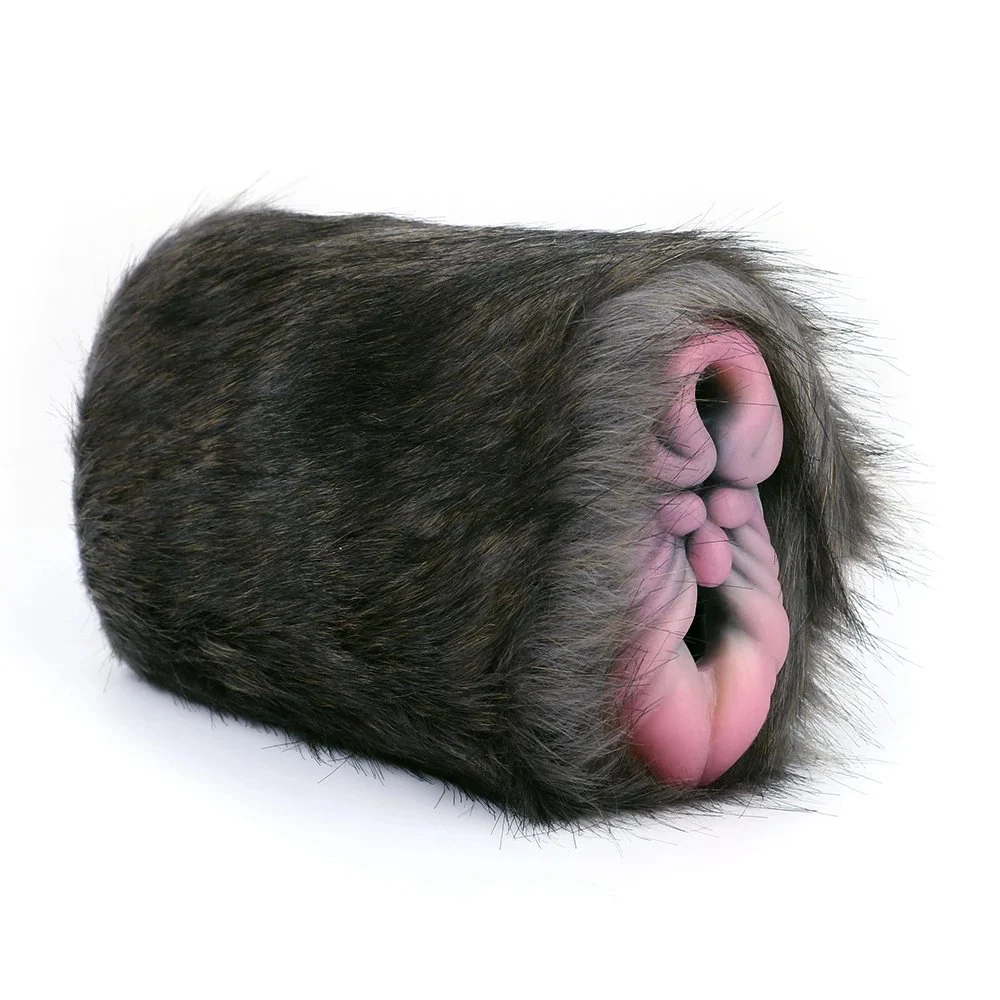 Fantasy Plush Monster Rhinoceros Masturbator Liquid Silicone Soft Tight Male Masturbation Cup Adult Sex Toys