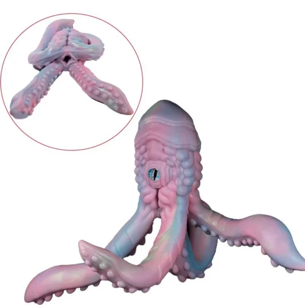 Fantasy Series Silicone Male Masturbator Deep-Sea Creature Male Massage Cup Soft Adult Toy