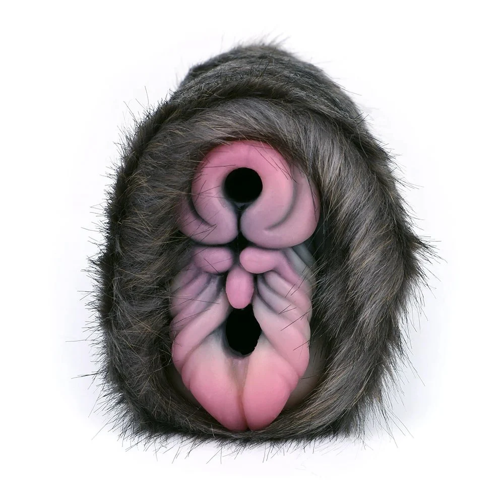 Fantasy Plush Monster Rhinoceros Masturbator Liquid Silicone Soft Tight Male Masturbation Cup Adult Sex Toys