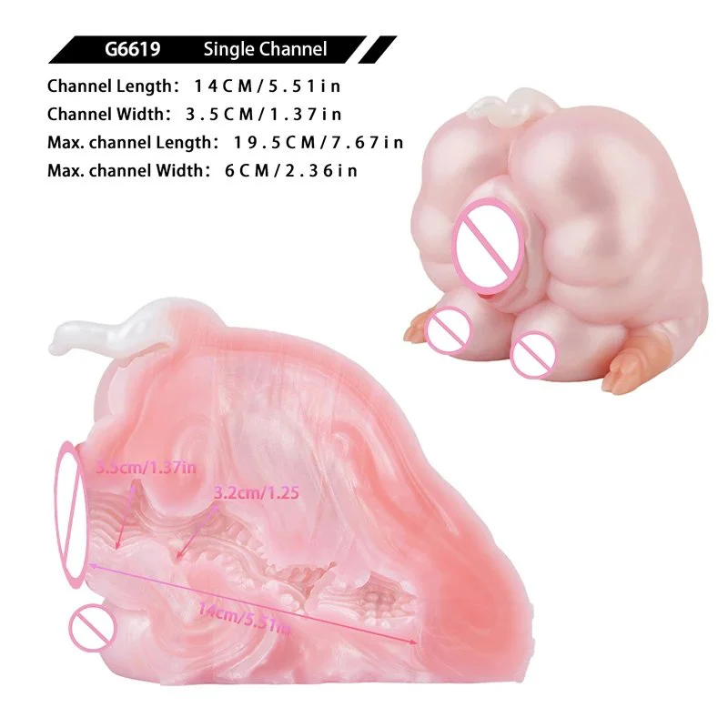Pig Shaped Masterbtors for Man Sex Toys Soft Male Masturbator Cup Masturbation Toy,Animal Male Masturbators Sex Toys Men