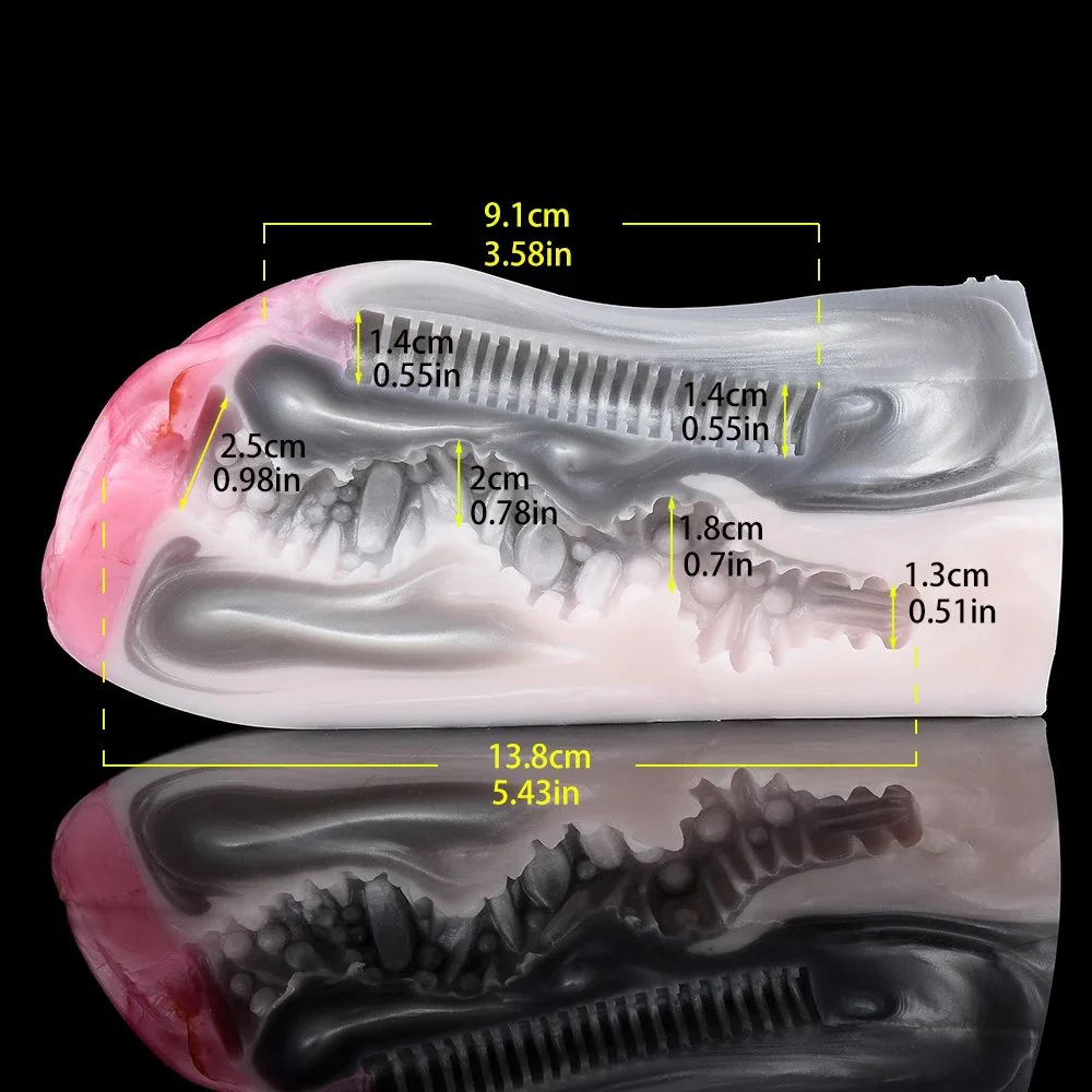 Pocket Pussy Animal Realistic Masturbator Simulation Dolphin Vaginal Pocket Pussy Vibrator Masturbating for Men
