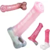 Horse Penis Sheath Cock Enlargement Soft Liquid Silicone Wearable Animal Dildo Penis Sleeve Sex Toys for Couples
