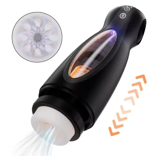 Electric Male Masturbator Cup Automatic Telescopic Rotating Full Automatic Penis Stimulation Adult Intimate Toy